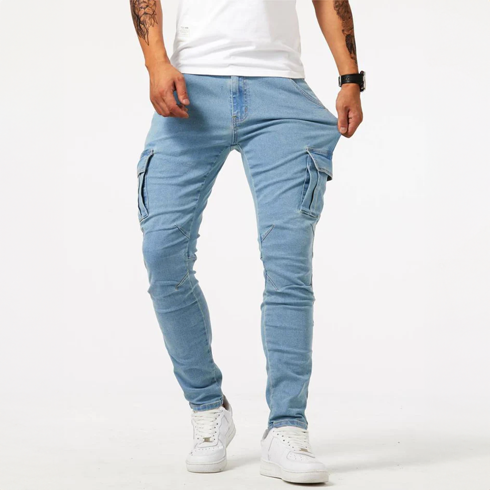 Massimo Denim Cargo Jeans
